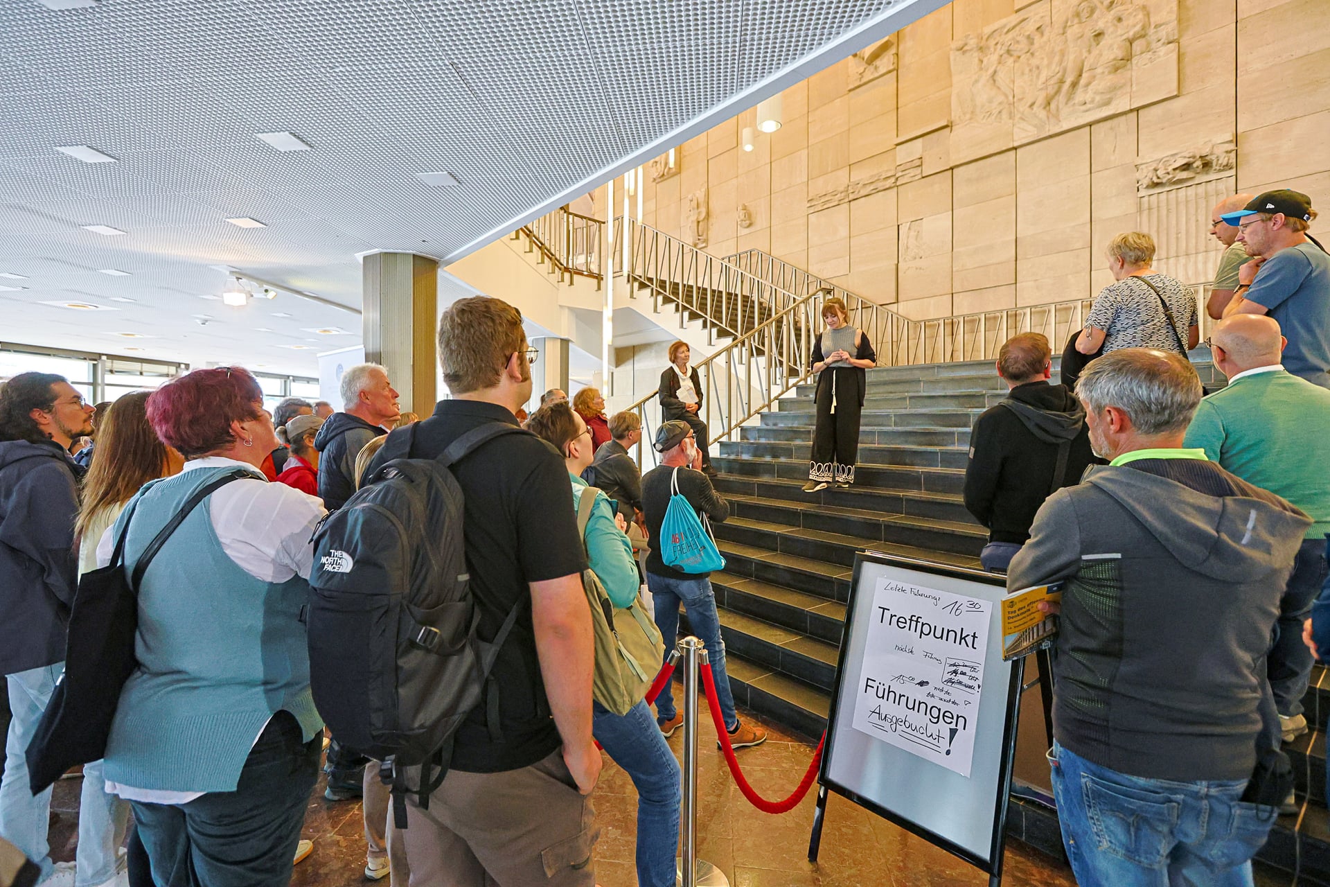 Großer Andrang auf der Schaubaustelle im Kultur- und Kongresszentrum Gera Großer Andrang auf der Schaubaustelle im Kultur- und Kongresszentrum Gera